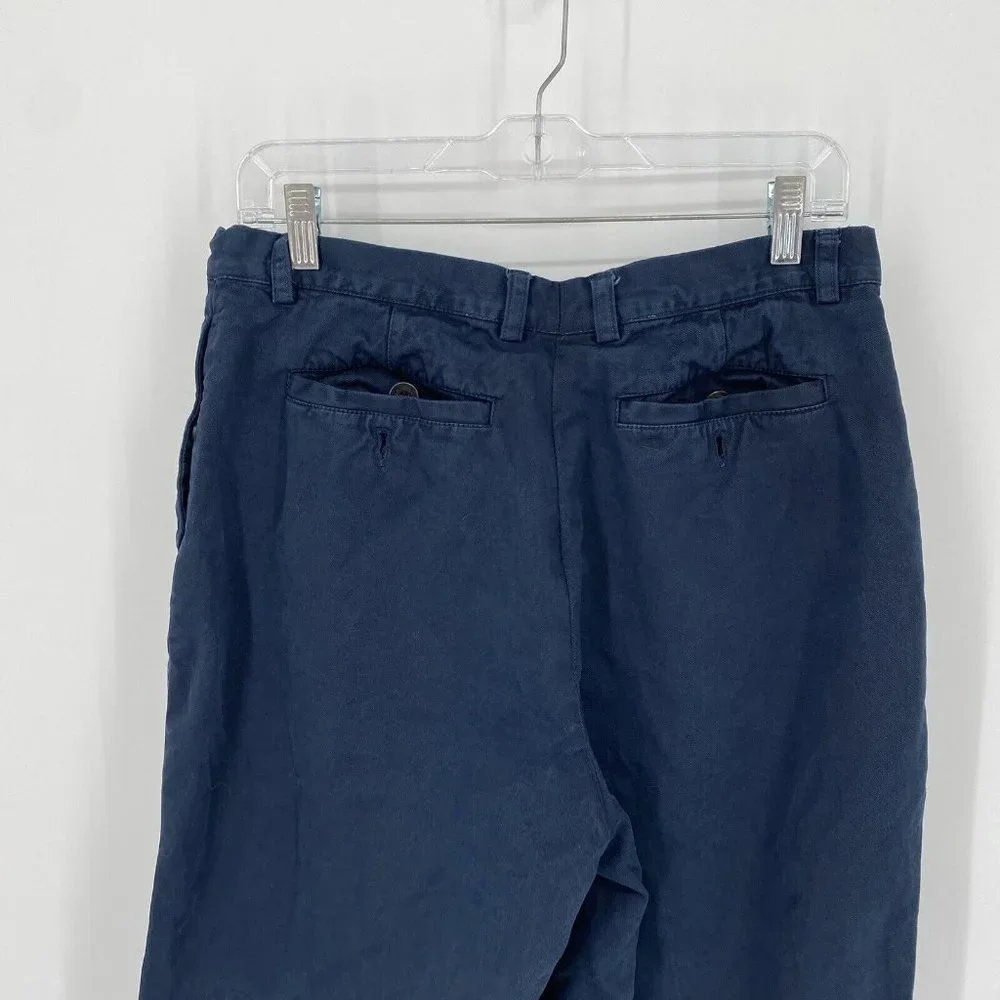 Dries van notes pants women’s 6 navy blue wide leg relaxed loose fit - Picture 5 of 7